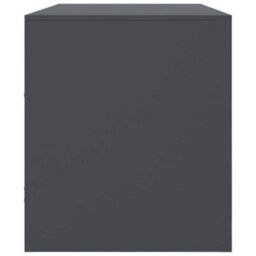 Berkfield Tv Cabinet Anthracite 99X39X44 Cm Steel - thumbnail 8