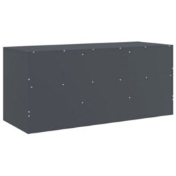 Berkfield Tv Cabinet Anthracite 99X39X44 Cm Steel - thumbnail 9