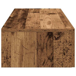 Berkfield Durable Wall Shelf With Drawers Old Wood 60X26.5X15 Cm Engineered Wood - thumbnail 5