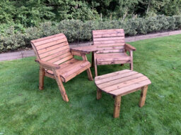 Charles Taylor Trading Charles Taylor Grand Twin Set Angled With Coffee Table - thumbnail 3