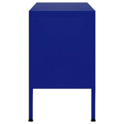 Berkfield Durable Tv Cabinet Navy Blue 105X35X50 Cm Steel - thumbnail 4