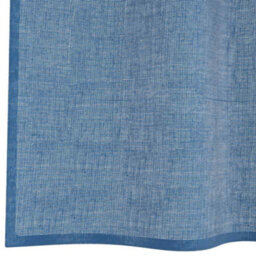 Berkfield Durable Voile Curtains With Loops 2 Pcs Royal Blue 140X175 Cm - thumbnail 6