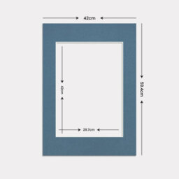 Ak Frames A2 Pompadour Picture Mounts To Fit A3 Aperture Size - Mount Board Only (No Frame Included) - thumbnail 3