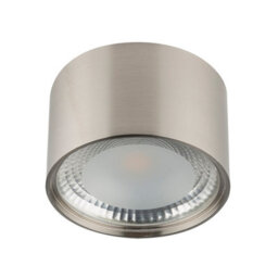 Luminosa Lighting Luminosa Serena Surface Mounted Downlight Nickel Matt Clear Glass Shade Led 3000K - thumbnail 2