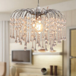 First Choice Lighting Skye - Cascading Jewelled Pendant Shade - thumbnail 3