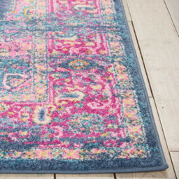 Nourison Passion Psn03 Blue Rug-201Cm X 290Cm - thumbnail 5