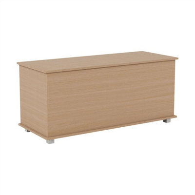 Storage Ottoman Chest Toy Chest Pine Bedding Blanket Box Large Wooden - image 1