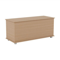 Storage Ottoman Chest Toy Chest Pine Bedding Blanket Box Large Wooden - thumbnail 1