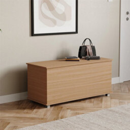 Storage Ottoman Chest Toy Chest Pine Bedding Blanket Box Large Wooden - thumbnail 6
