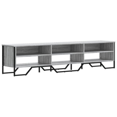Berkfield Modern Tv Cabinet Grey Sonoma 180X34X41 Cm Engineered Wood - image 1