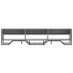 Berkfield Modern Tv Cabinet Grey Sonoma 180X34X41 Cm Engineered Wood - thumbnail 4