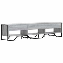Berkfield Modern Tv Cabinet Grey Sonoma 180X34X41 Cm Engineered Wood - thumbnail 6