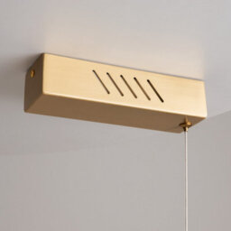 Luminosa Lighting Luminosa Petra Modern Bar Pendant Ceiling Light Brass 3000K 2400Lm White Shade - thumbnail 5