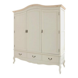 Statement Furniture Juliette Triple Wardrobe. French Style 3 Door Wardrobe - Champagne - thumbnail 3