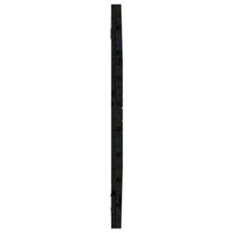 Berkfield Wall Headboard Black 106X3X63 Cm Solid Wood Pine - thumbnail 5