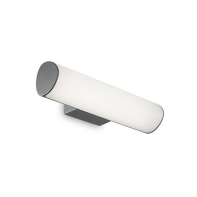 Ideal Lux Etere Integrated Led Outdoor Wall Lamp 1 Light Anthracite 3000K Ip44
