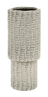 Orsina Textured Medium Vase, Contemporary Design Flower Vase, Tiered Design Modern Vase For A Variety Of Decors - image 1