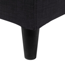 Beliani Bed With Led Fabric Fitou 160 X 200 Cm (Eu King Size) Black - thumbnail 9