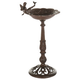 Beliani Retro Bird Bath Lark Brown - thumbnail 5