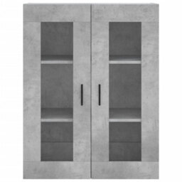 Berkfield Highboard Concrete Grey 69.5X34X180 Cm Engineered Wood - thumbnail 6