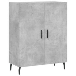 Berkfield Highboard Concrete Grey 69.5X34X180 Cm Engineered Wood - thumbnail 7