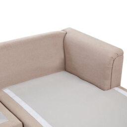 Beliani Corner Sofa 4 Seater Kohlo Fabric Taupe Left Hand - thumbnail 6