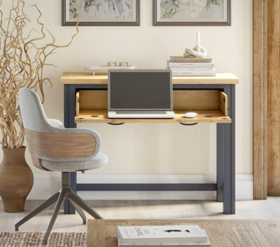 Baumhaus Splash Of Blue - Hidden Spacesaver Desk - image 1