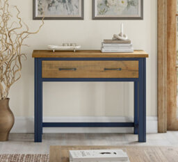 Baumhaus Splash Of Blue - Hidden Spacesaver Desk - thumbnail 2