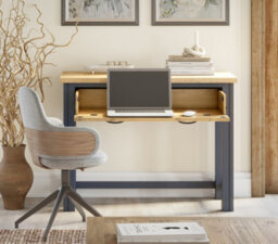 Baumhaus Splash Of Blue - Hidden Spacesaver Desk