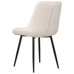 Beliani Set Of 2 Dining Chairs Melrose Velvet Off-White - thumbnail 6