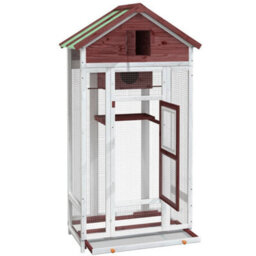 Walplus Bird House Mocha 91.5X53X170 Cm Solid Wood Pine - thumbnail 5