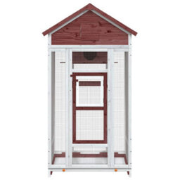 Walplus Bird House Mocha 91.5X53X170 Cm Solid Wood Pine - thumbnail 3