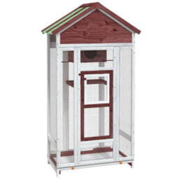 Walplus Bird House Mocha 91.5X53X170 Cm Solid Wood Pine - thumbnail 2