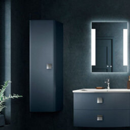Hudson Reed Sarenna 352mm Tall Wall-Hung Cabinet Dove Grey Matt - thumbnail 2