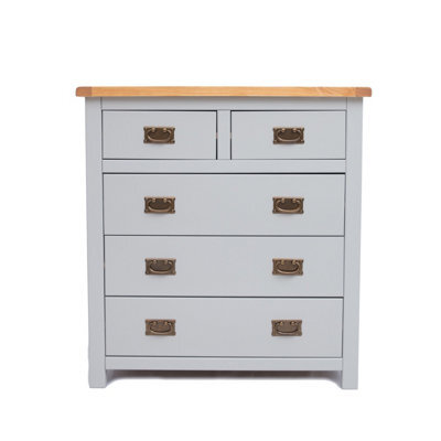 Cabinet Bits Argenta 5 Drawer Chest Of Drawers Bras Drop Handle - image 1