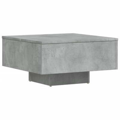 Vidaxl Coffee Table Concrete Grey 60X60X31.5 Cm Engineered Wood Coffee Tables - image 1