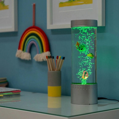32Cm Led Bubble Lamp Colour Changing Novelty Light Fish Water Tube Sensory Light - image 1