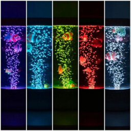 32Cm Led Bubble Lamp Colour Changing Novelty Light Fish Water Tube Sensory Light - thumbnail 2