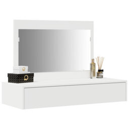 Walplus Wall Hanging Dressing Table White 100X40X70 Cm - thumbnail 3