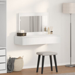 Walplus Wall Hanging Dressing Table White 100X40X70 Cm - thumbnail 4