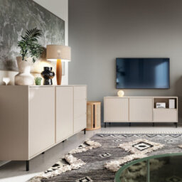 Furniture To Go Avenale Sideboard 2 Door 3 Drawer In Cashmere - thumbnail 6