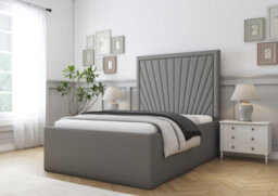Comfort Beds Kensington Pewter Dumfries Bed Frame - thumbnail 1