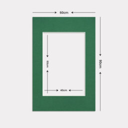 Ak Frames 90X60Cm Emerald Picture Mounts To Fit 60X40Cm Aperture Size - Mount Board Only (No Frame Included) - thumbnail 3