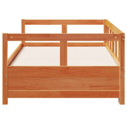 Berkfield Daybed Without Mattress Wax Brown 80X200 Cm Solid Wood Pine - thumbnail 6