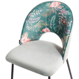 Beliani Set Of 2 Dining Chairs Covelo Velvet Mint Green - thumbnail 7