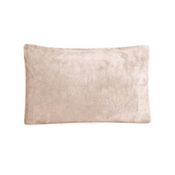 Smart Living Teddy Fleece Warm & Cosy Housewife Pillowcase Pair - Natural - thumbnail 2