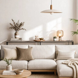 Console Table W/charging Station Behind Sofa Couch Table 200 X 15 X 80 Cm Grey - thumbnail 5