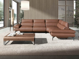 Angel Cerda Stylish Rectangular Coffee Table In Walnut And Chrome Steel - thumbnail 6