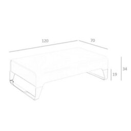 Angel Cerda Stylish Rectangular Coffee Table In Walnut And Chrome Steel - thumbnail 8