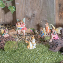 Pelle & Sol Mini Fairy Garden Figurines - Set Of 6 - Waterproof Outdoor Ornament Statues - Decorative Accessories For Garden Décor - thumbnail 5